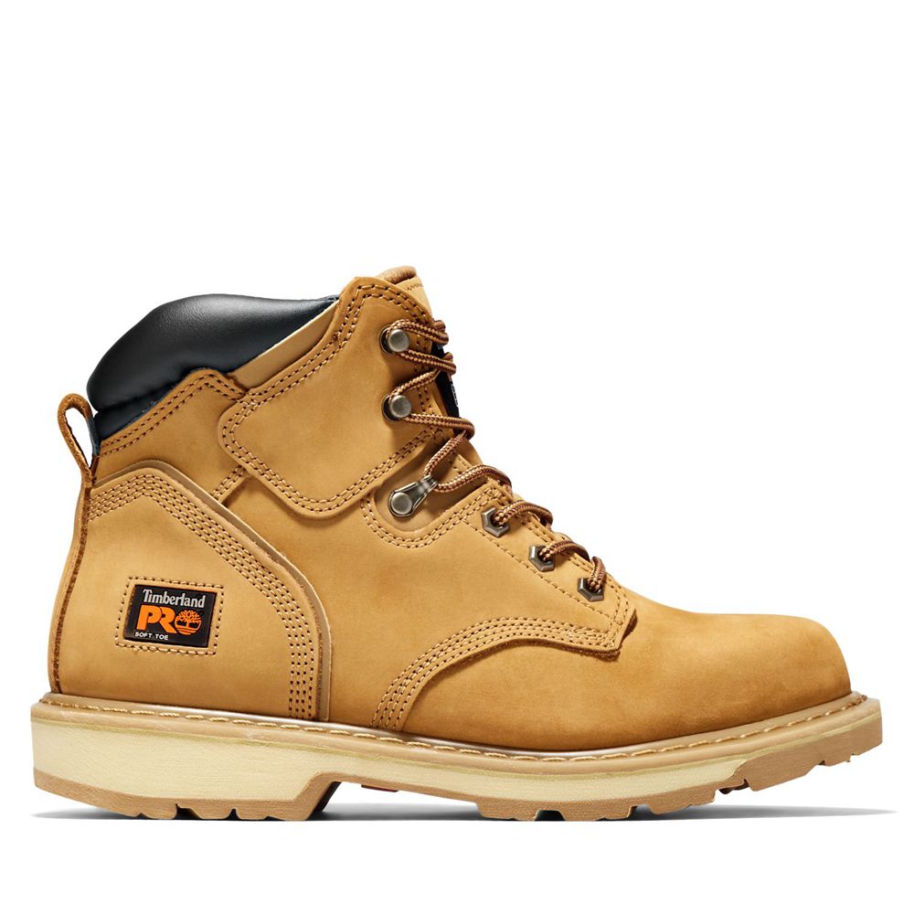 Bocanci De Muncă Timberland Barbati Maro - Pro® Pit Boss 6" Soft Toe - Romania - CHGNYS701